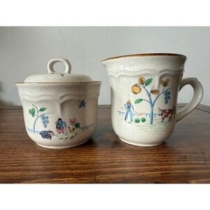 International Heartland Cream and Sugar Set